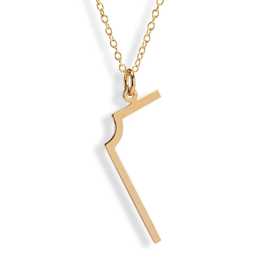 NEW L90 Pendant 2,5 Micron Gold Plated