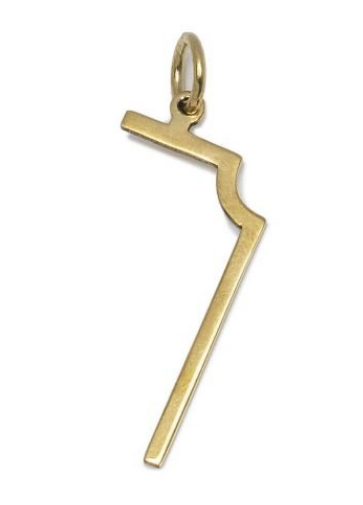 L90 Pendant in Yellow Bronze