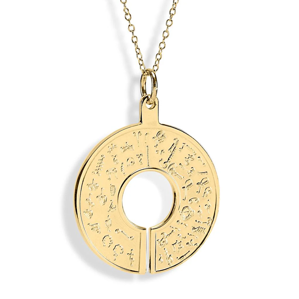 NEW BioSignatures 2,5 Micron Gold Plated Pendant